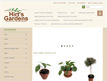 Tablet Screenshot of hirts.com